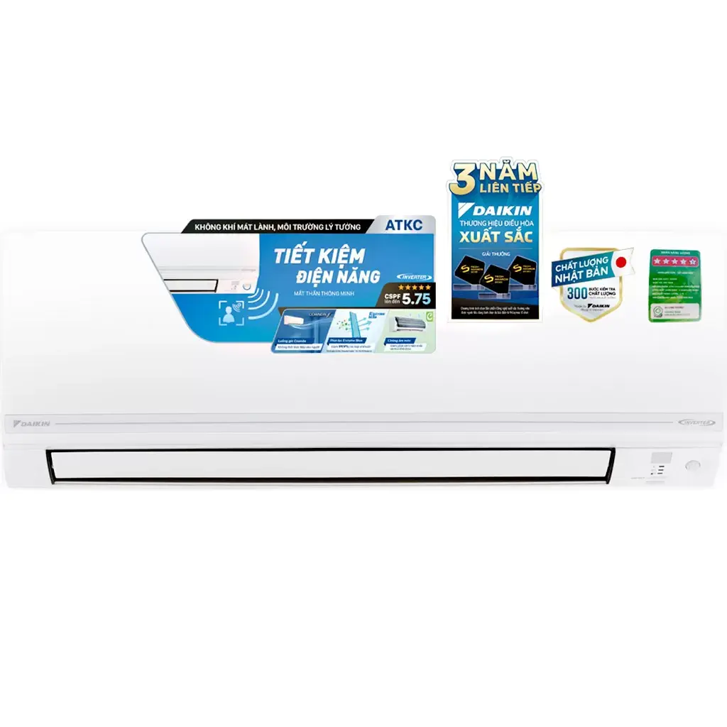 Máy lạnh Daikin Inverter 1.0 HP (1 Ngựa) ATKC25UAVMV